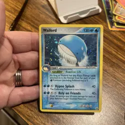 Pokemon TCG Wailord Legend Maker 14/92 Reverse Holo LP. - Image 3