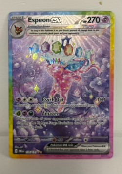 2025 POKEMON ESPEON EX 155/131 EN PRISMATIC EVOLUTIONS SIR - Image 1