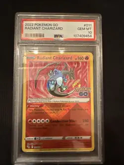 2022 POKEMON GO #011 RADIANT CHARIZARD PSA 10 - Image 4