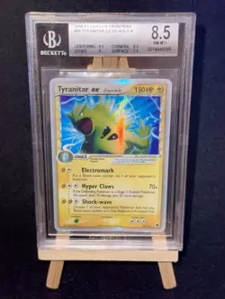 Pokemon Tyranitar Ex 99/101 Holo BGS 8.5 Ex Dragon Frontiers 2006 - Image 1