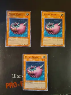 Yugioh - x3 Needle Worm DB2-EN102 LP Unlimited - Image 1