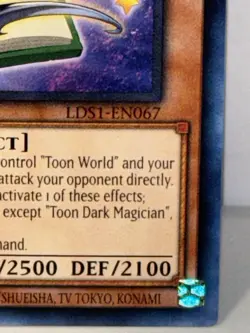Toon Dark Magician - LDS1-EN067 - Common - 1st Ed NM Yugioh TCG - Image 4