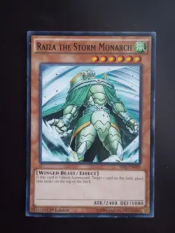 Raiza the Storm Monarch - SR01-EN009 - Common - 1st Edition - Yu-Gi-Oh - Image 1