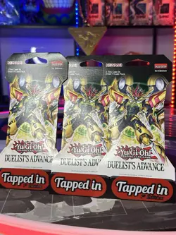 Duelist Advance Yu-Gi-Oh Sealed Booster Pack 3 Blister Packs DUAD - Image 1