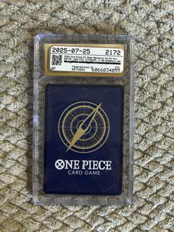 Bandai One Piece Card Game Ain ST05-002 Best Selection Alt Art Holo CGC 10 - Image 2