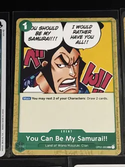 One Piece Romance Dawn Green Theme 19 Card Lot Bepo/Penguin/Shachi/Kouzuki Oden - Image 5