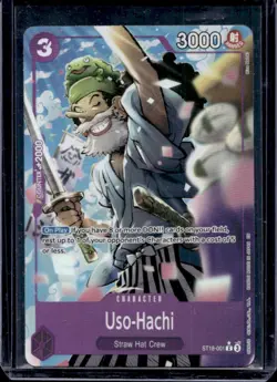 2025 One Piece Premium Booster The Best Vol. 2 Uso-Hachi #ST18-001 - Image 1