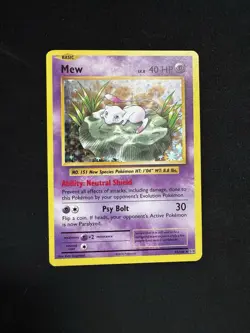 Mew XY Evolutions Holo Rare Card 53/108 Pokemon TCG LP+ - Image 1