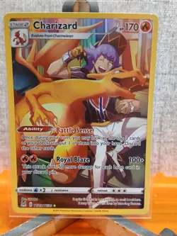 Pokemon TCG Charizard Holo TG03/TG30 2022 Sword and Shield Lost Origin - Image 1