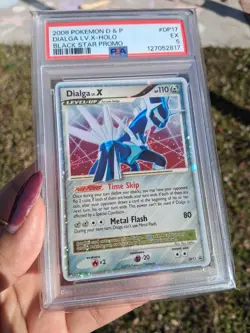 PSA 5 Dialga Lv.X Holo DP17 2008 Pokemon Diamond & Pearl Black Star Promo Pop 7 - Image 4