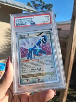 PSA 5 Dialga Lv.X Holo DP17 2008 Pokemon Diamond & Pearl Black Star Promo Pop 7 - Image 5