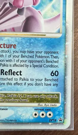 Palkia LV. X DP18 Holo Black Star Promo Pokemon Diamond & Pearl - NM - Image 5