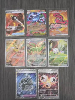 8 Card Phantasmal Flames Pokemon Ultra / Full Illustration Rare Charizard ex Lot - Image 1