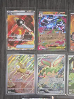 8 Card Phantasmal Flames Pokemon Ultra / Full Illustration Rare Charizard ex Lot - Image 2