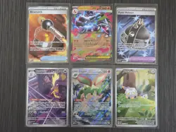 6 Card Pokemon Phantasmal Flames Ultra/Double/Illustration Rare Charizard ex Lot - Image 1