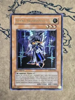 Yugioh Silent Swordsman LV3 RDS-EN009 1st Edition Ultimate Rare VLP - Image 1