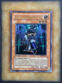 Yugioh Silent Swordsman LV3 RDS-EN009 Ultimate Rare 1st Edition NM - Image 1