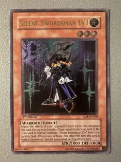 Silent Swordsman LV3 Ultimate Rare 1st Edition RDS-EN009 Yu-Gi-Oh! - Image 1