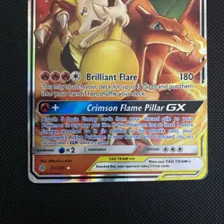 Pokemon TCG Charizard Braixen Tag Team GX Cosmic Eclipse 22/236 Holo NM/MT - Image 3