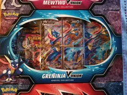 Pokemon TCG V-Union Special Collection Set of 3 Mewtwo Greninja Zacian (Sealed) - Image 3
