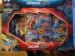Pokemon TCG V-Union Special Collection Set of 3 Mewtwo Greninja Zacian (Sealed) - Image 4