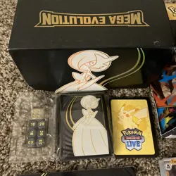 POKEMON TCG MEGA EVOLUTION GARDEVOIR ETB w/ PROMO ACCESSORIES & Hits & Bulk - Image 2