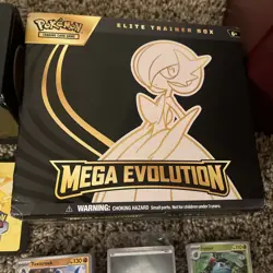 POKEMON TCG MEGA EVOLUTION GARDEVOIR ETB w/ PROMO ACCESSORIES & Hits & Bulk - Image 3