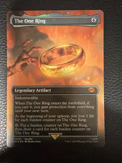 The One Ring (Borderless) (LTR) 451 NM Foil Unique and Miscellaneous P... - Image 2