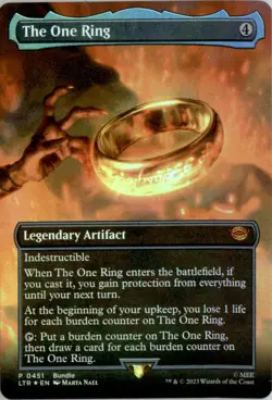 The One Ring (Borderless) Unique and Miscellaneous UMP Foil NM - Image 1