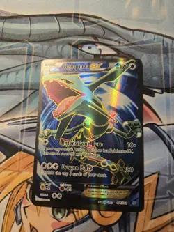 Pokemon TCG Rayquaza EX Full Art Ultra Rare Card Roaring Skies 104/108 - Image 1