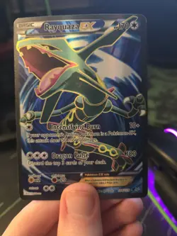 Pokemon TCG Rayquaza EX Full Art Ultra Rare Card Roaring Skies 104/108 - Image 3