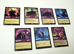Disney Lorcana Theme Lot- Maleficent Theme Lot Of 7 Cards - Image 3