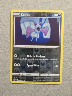 Zubat 89/163 Battle Styles Reverse Holo Common Pokemon Card - Image 1