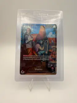 Shanks (2025 PSA Magazine Promo) OP09-001 One Piece Promotion Cards Foil - Image 1
