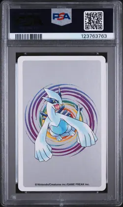 2000 POKEMON SILVER VERSION PLAYING CARDS ACE OF HEARTS #155 CYNDAQUIL PSA 10 - Image 2