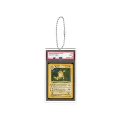 POKEMON TCG CARD Mini Slab Keychain Keyring - 1st EDITION shadowless 1999 L28 - Image 5