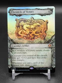 MTG Lorwyn Eclipsed ~ Chronicle of Victory 346 Showcase FOIL - Image 1