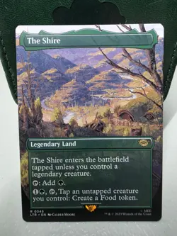 1x BORDERLESS THE SHIRE - Lord of the Rings - MTG - Magic the Gathering - Image 1