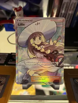 Pokemon Lusamine Trainer Full Art Holo Card 110/111 Crimson Invasion TCG Lot - Image 3