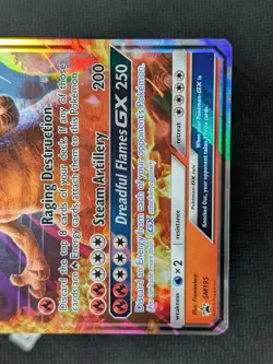 Charizard GX SM195 - Sun & Moon Black Star Promo Standard Size Pokemon TCG MP - Image 5