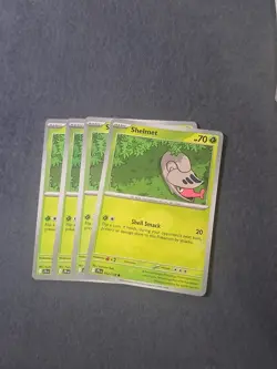 x4 Shelmet - 012/159 - Common Pokemon SV09 Journey Together M/NM - Image 1