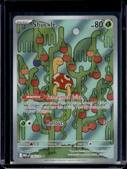 2025 Pokemon Mega Evolution Shuckle RC Illustration Rare #136/132 - Image 1