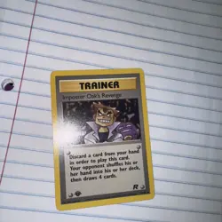 Imposter Oak’s Revenge 1st Edition Team Rocket 76/82 Vintage Pokemon Card NM - Image 5