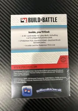 2x Lot Pokemon Scarlet and Violet SV10 Destined Rivals Build & Battle Box SEALED - Image 2