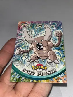 2000 Topps Pokemon TV Animation Edition Series 3 Non Holo #127 Pinsir - Image 3