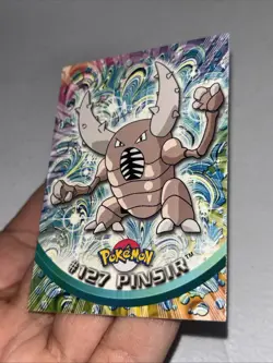 2000 Topps Pokemon TV Animation Edition Series 3 Non Holo #127 Pinsir - Image 4