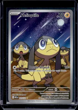 2025 Pokemon Mega Evolution Helioptile Illustration Rare #143/132 - Image 1