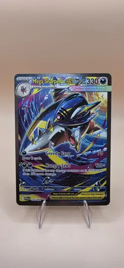 Mega Sharpedo ex #127 - Phantasmal Flames - Pokemon TCG - Near Mint - Image 1