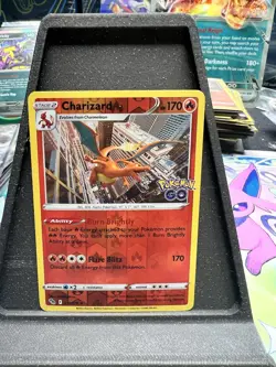Charizard 010/078 Pokemon GO Reverse Holo Pokemon TCG NM - Image 1