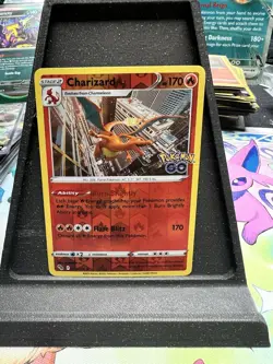 Charizard 010/078 Pokemon GO Reverse Holo Pokemon TCG NM - Image 2